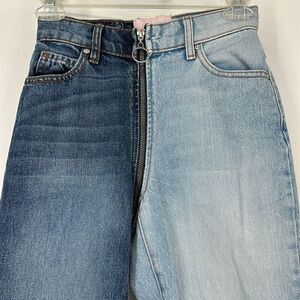 Revice Denim Revice Yin Yang Crops In Tokyo Wash Jeans Two-tone Denim 24